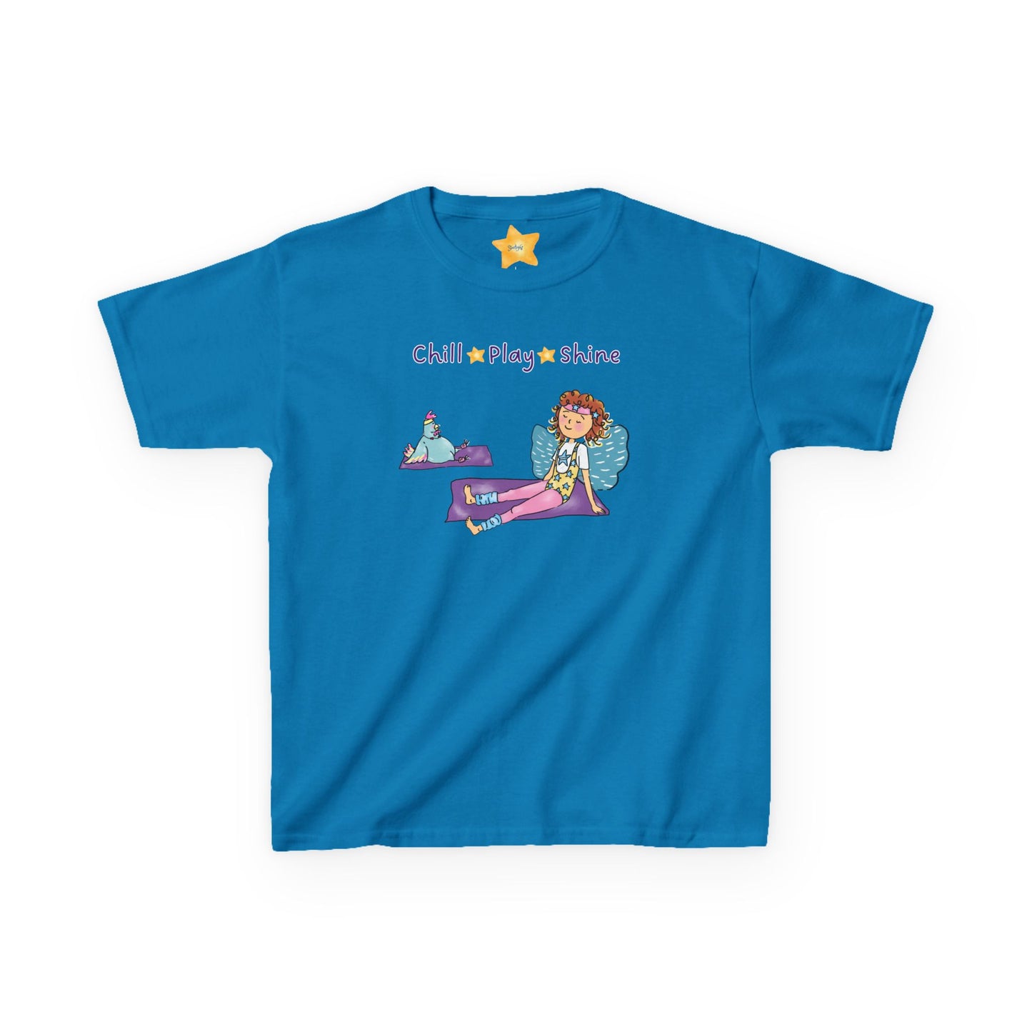 Chill.Play.Shine Kids' T-Shirt | Soft, Durable & Eco-Friendly