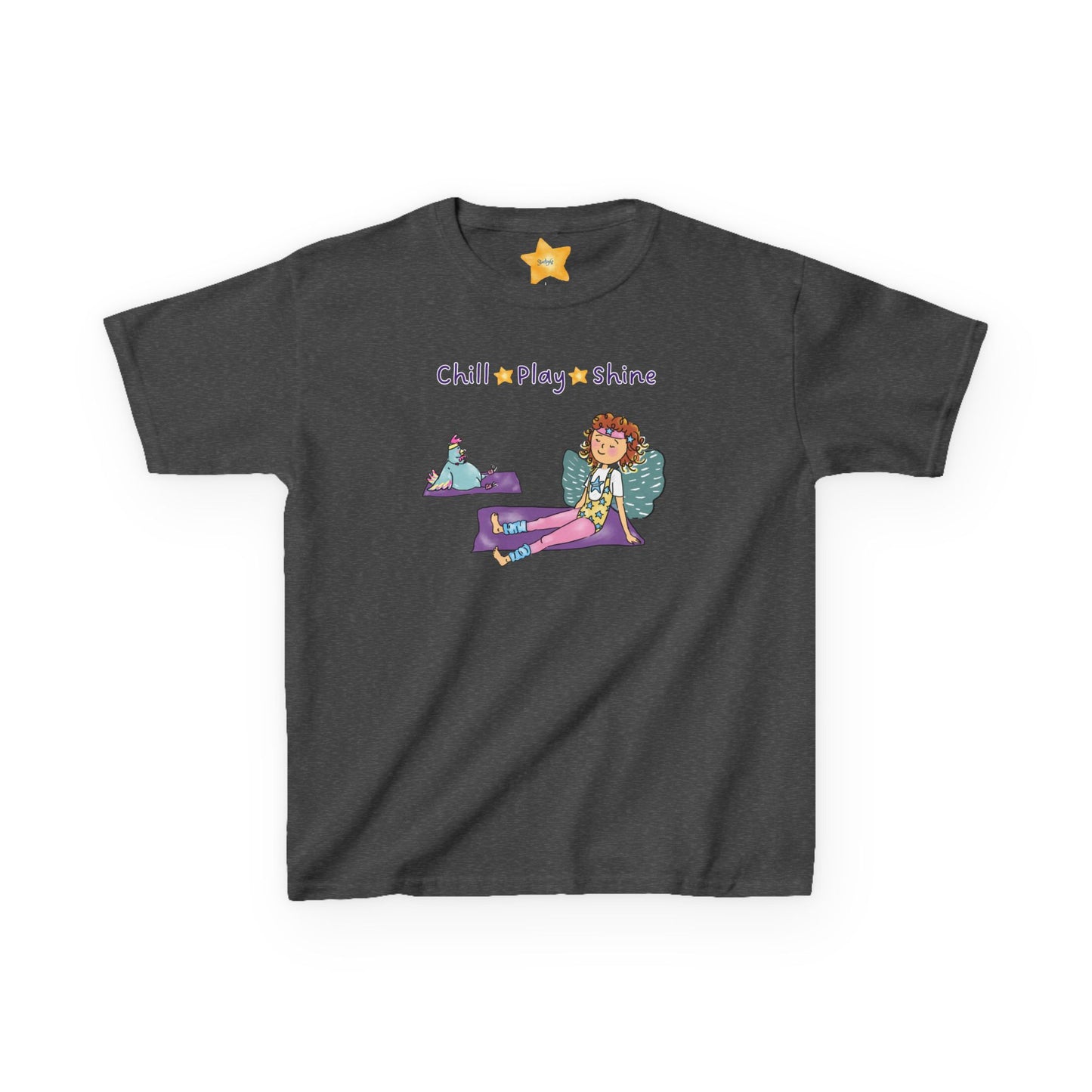 Chill.Play.Shine Kids' T-Shirt | Soft, Durable & Eco-Friendly