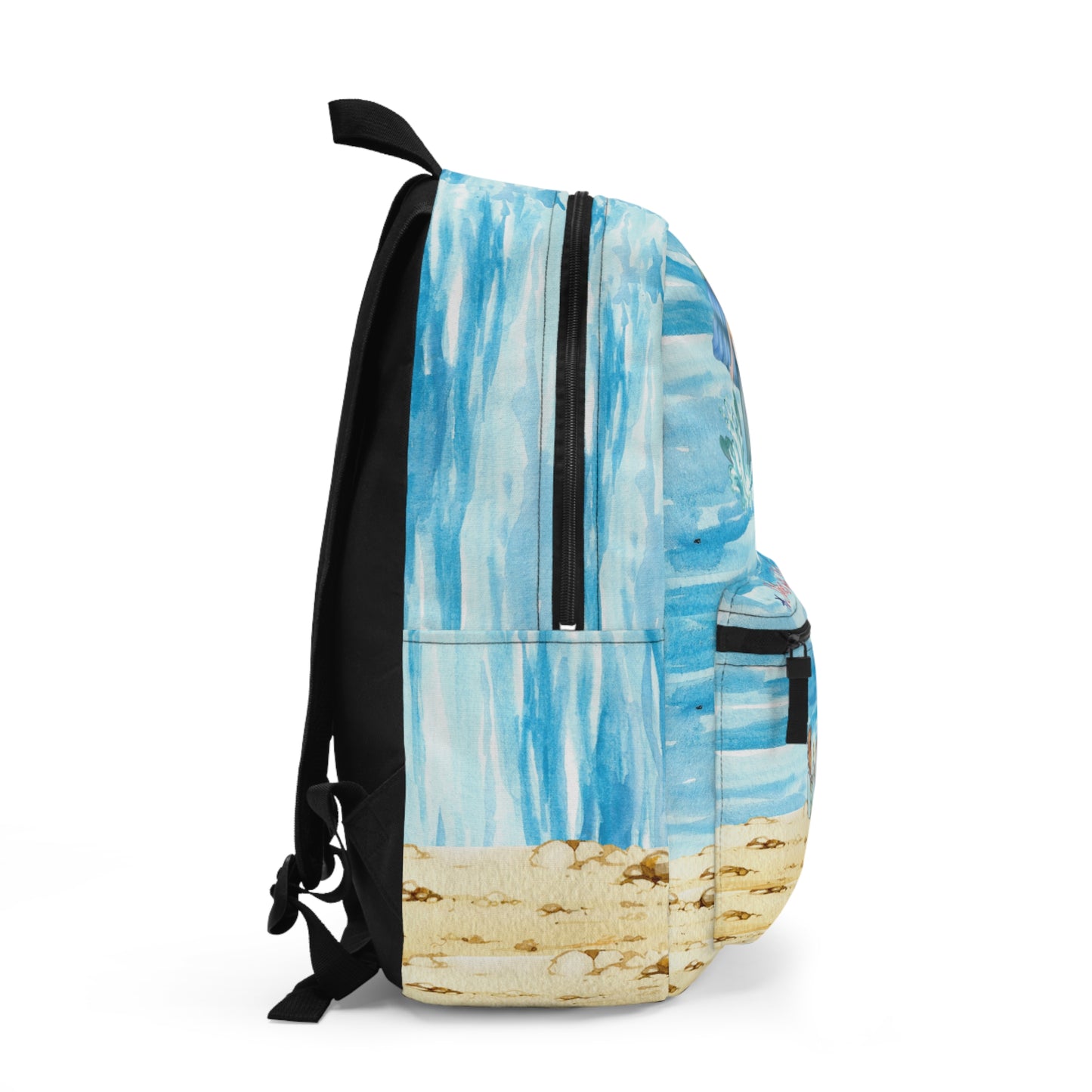 Ocean Vibes Mermaid Backpack | Durable & Perfect for School & Travel