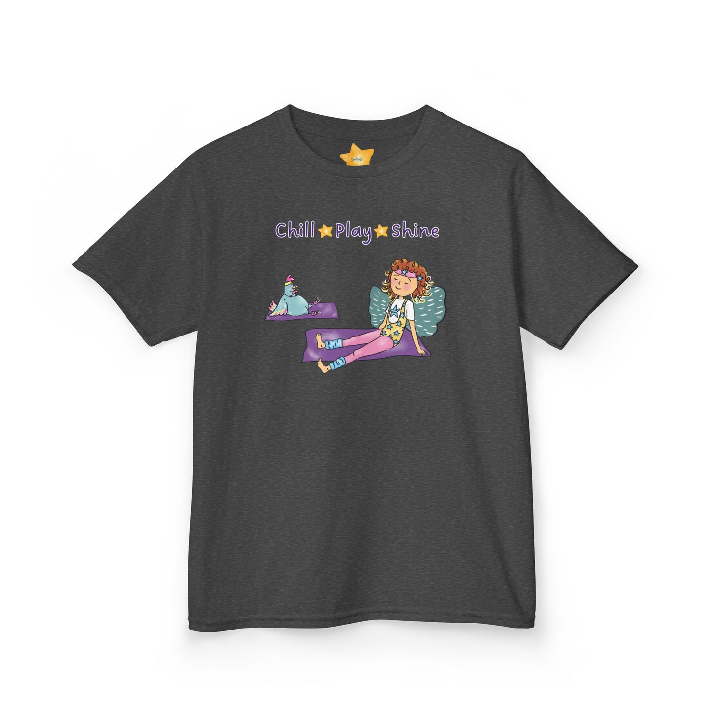 Chill.Play.Shine Kids' T-Shirt | Soft, Durable & Eco-Friendly