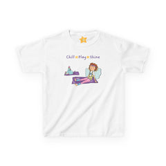 Chill.Play.Shine Kids' T-Shirt | Soft, Durable & Eco-Friendly