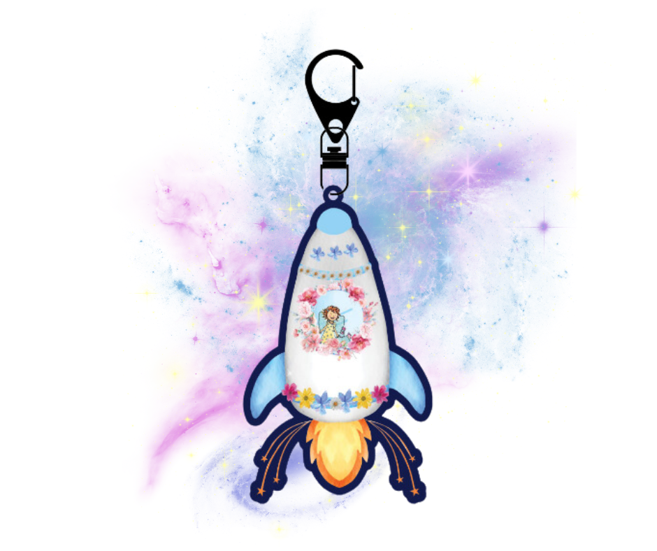 Bright & Happy PVC Keychain